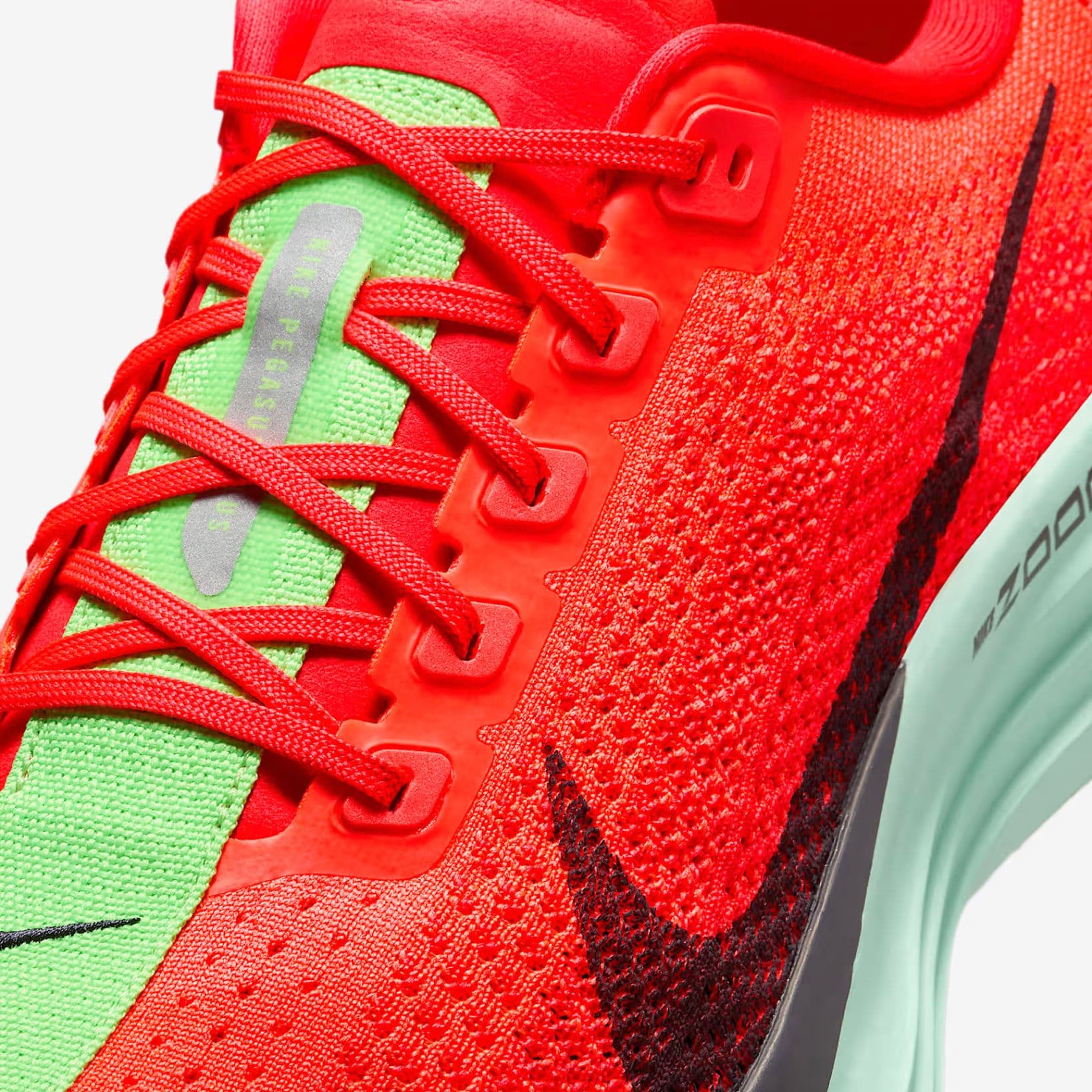 Pegasus Plus - Footwear - Nike - Red, Green, Lime, Teal image