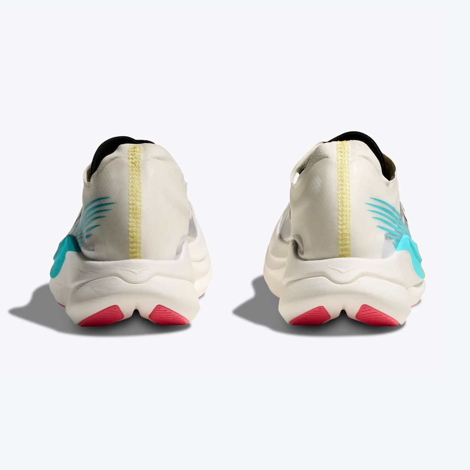 Rocket X 2 - Footwear - Hoka - White, Teal, Yellow, Lime, Black, Red image