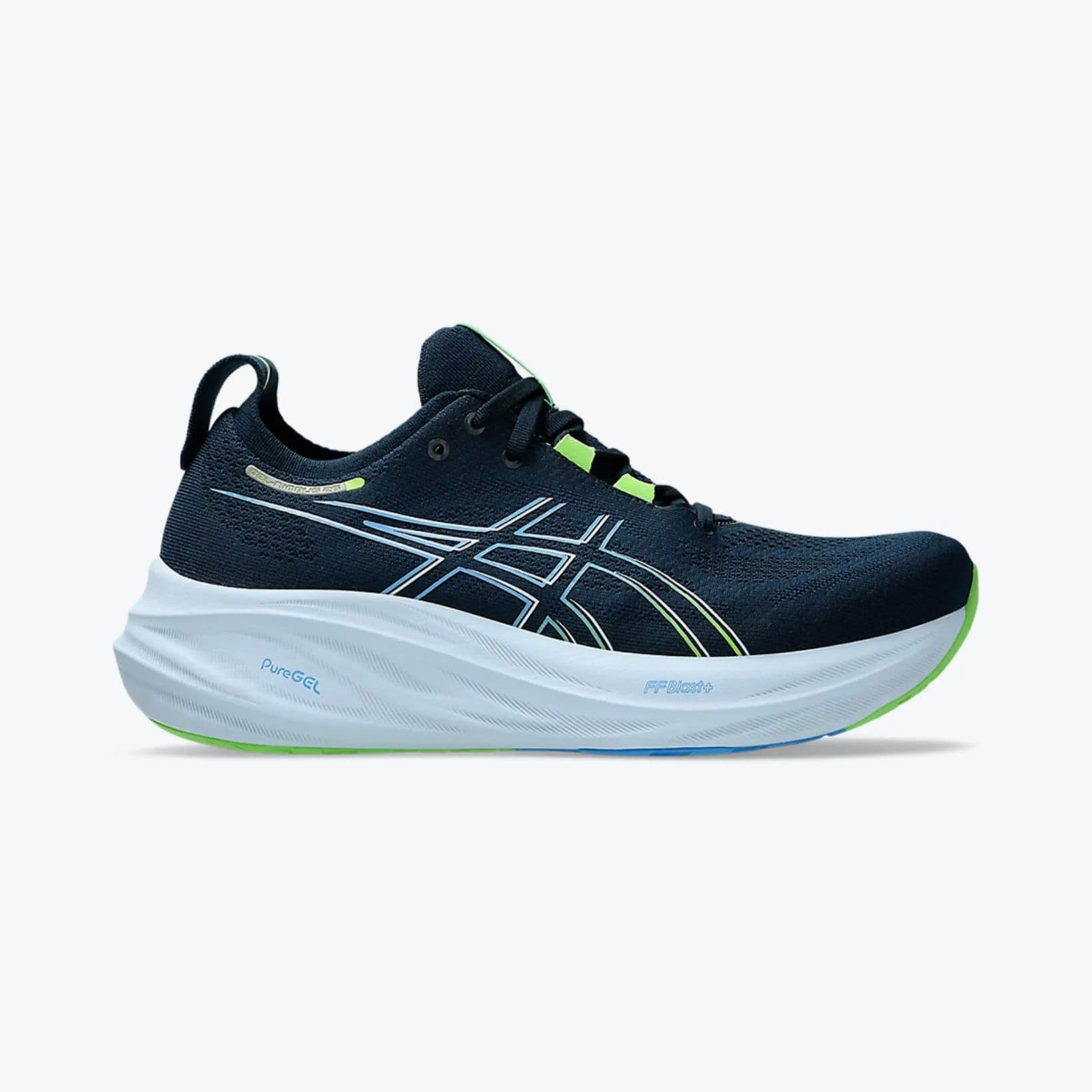 Gel-Nimbus 26 - Footwear - Asics - Navy, Ice, Lime image
