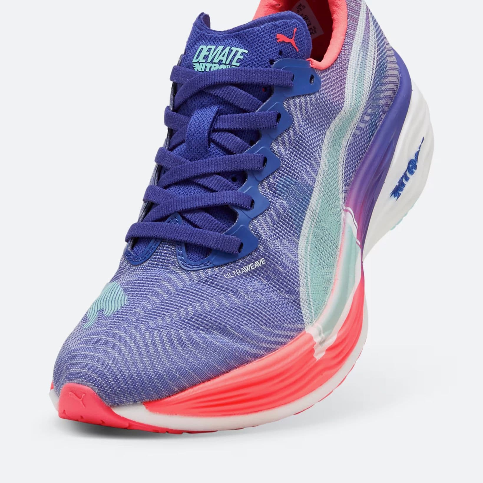 Deviate Nitro Elite 3 - Footwear - Puma - Teal, Purple, Apricot, White image