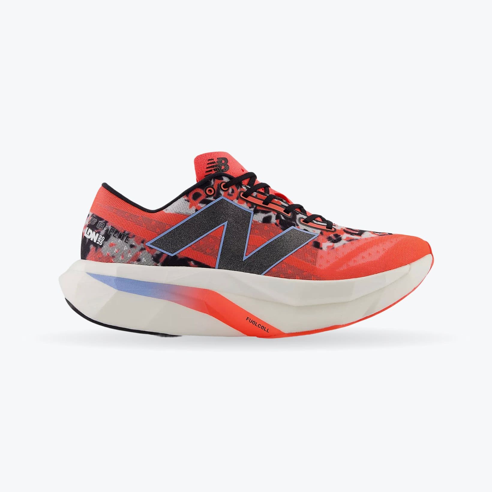 London Marathon FuelCell SuperComp Elite v4 - Footwear - New Balance - Red, Purple, White, Black image