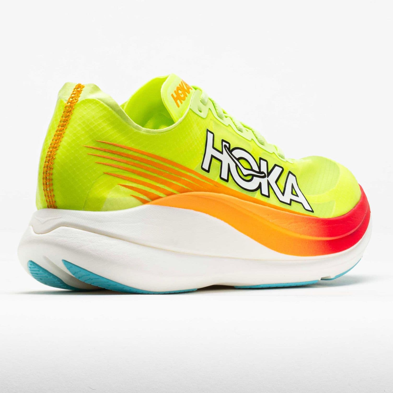 Rocket X 2 - Footwear - Hoka - Lime, Orange, Red, Teal image