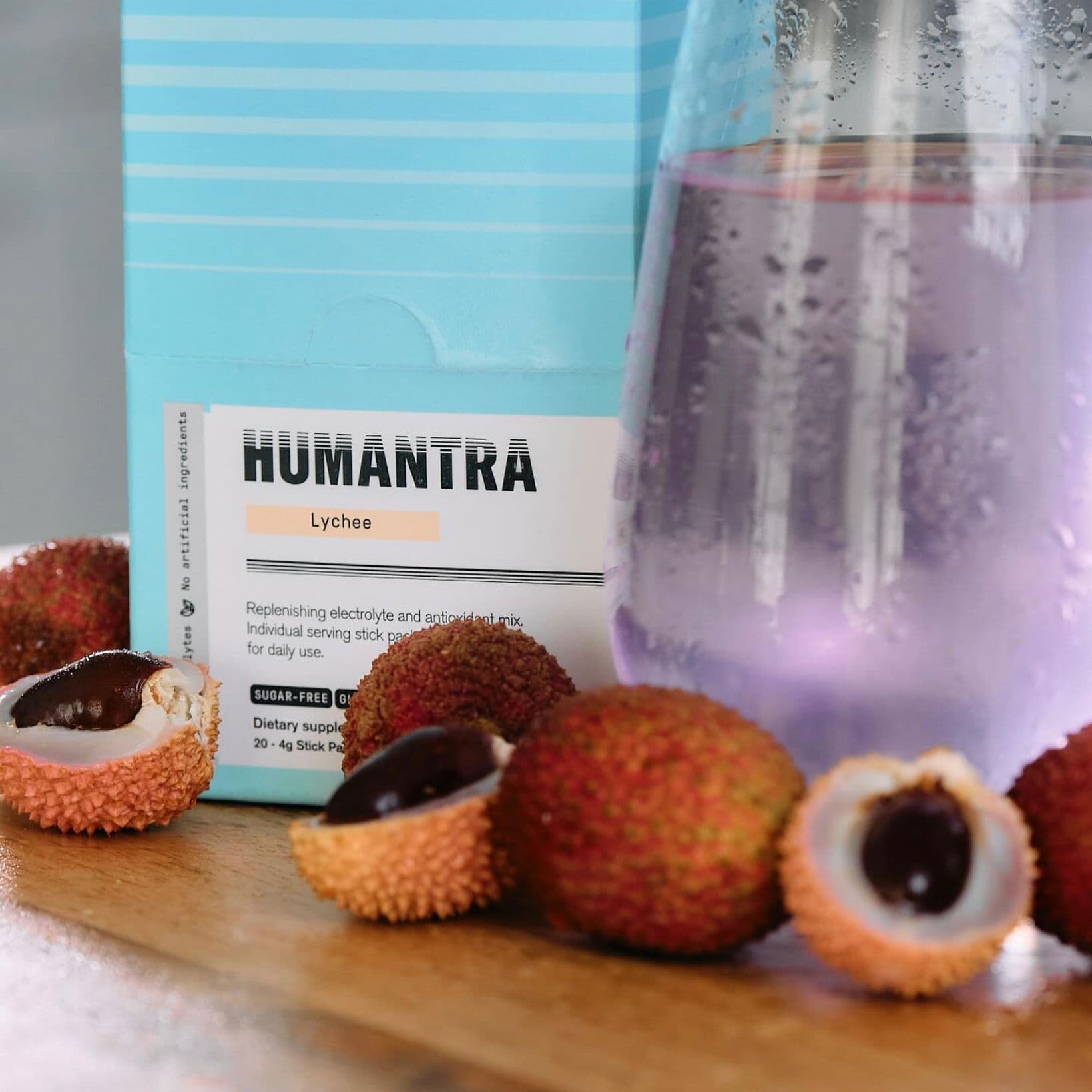 Lychee Electrolyte Sachets - Supplements - Humantra - undefined image