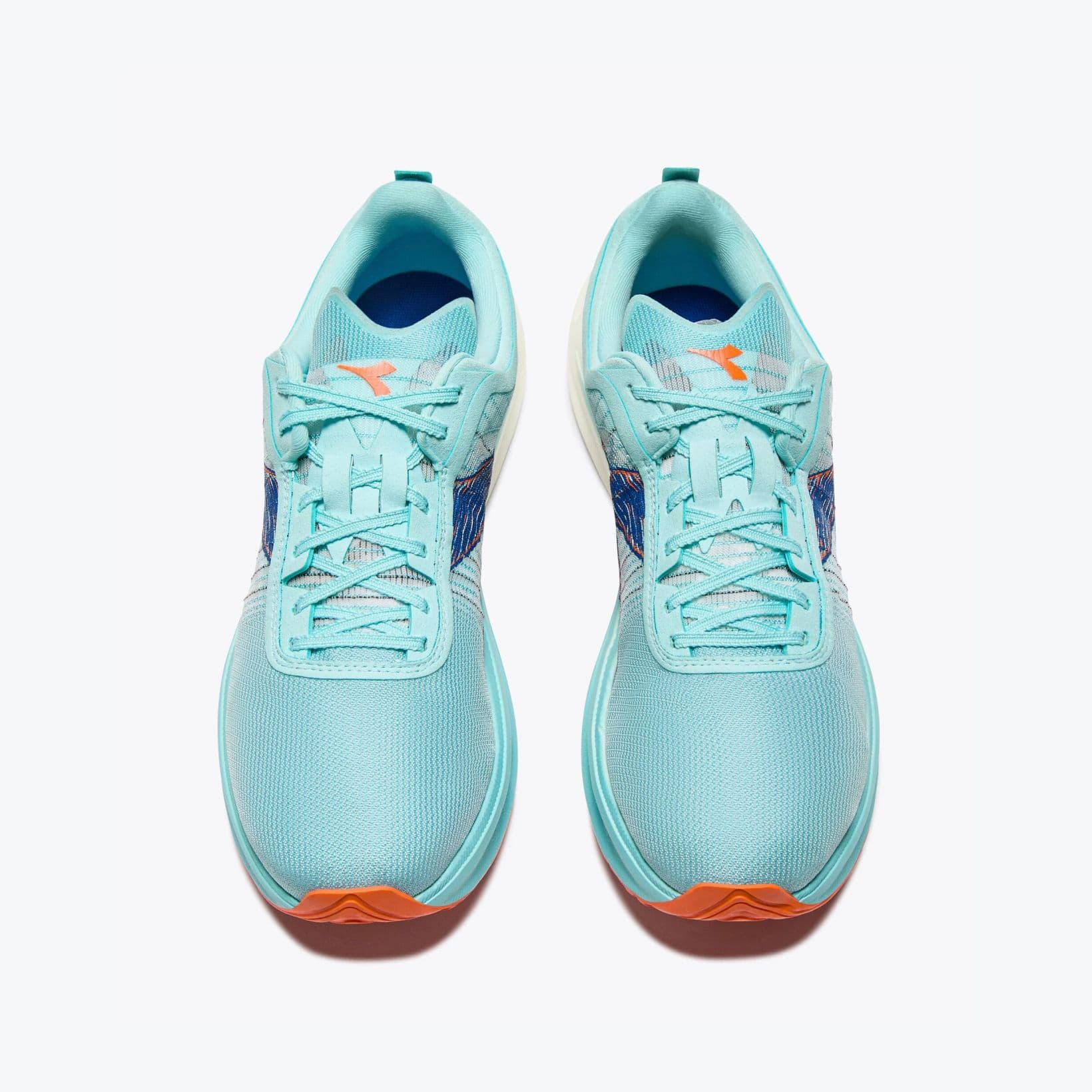 Gara Carbon 2 - Footwear - Diadora - Teal, Orange, Navy, Cream image
