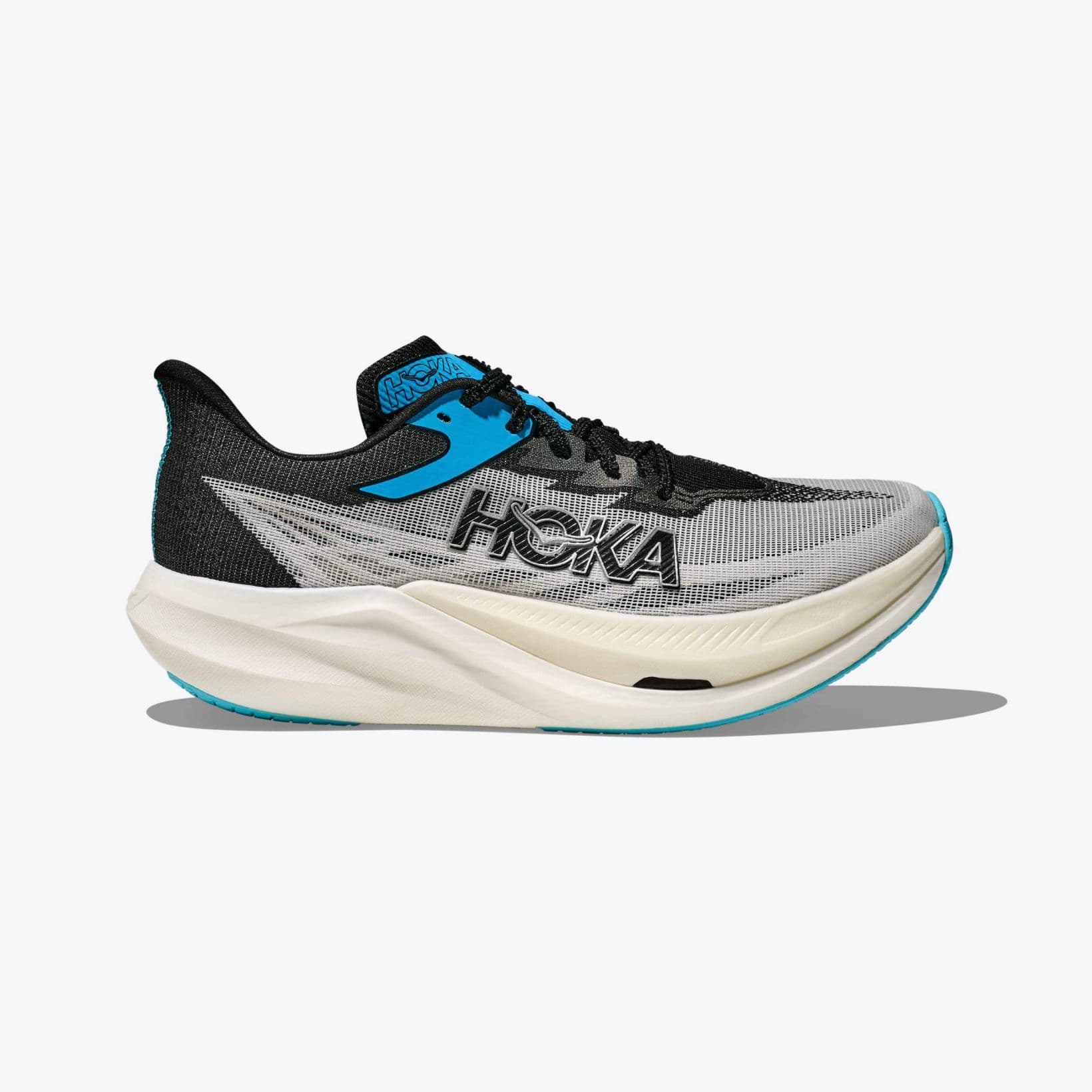 Rocket X 3 - Footwear - Hoka - White,Black,Teal,Marine image