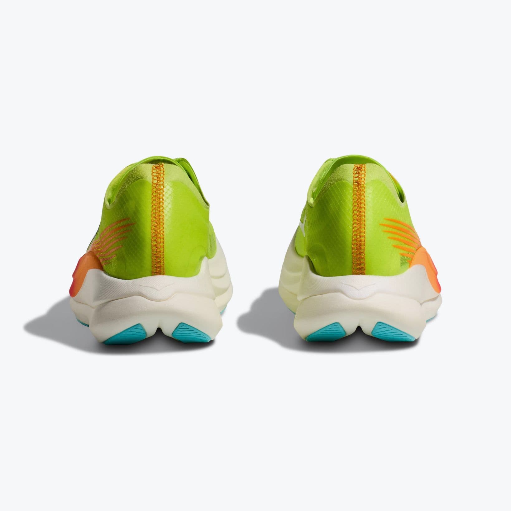 Rocket X 2 - Footwear - Hoka - Lime, Orange, Red, Teal image