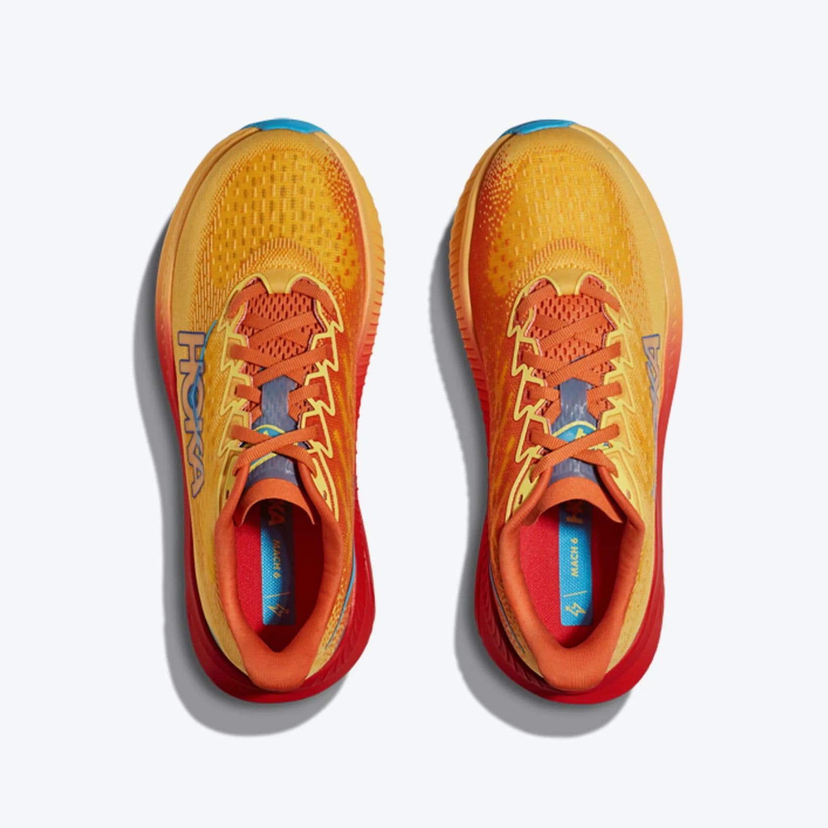 Mach 6 - Footwear - Hoka - Orange, Red, Marine image
