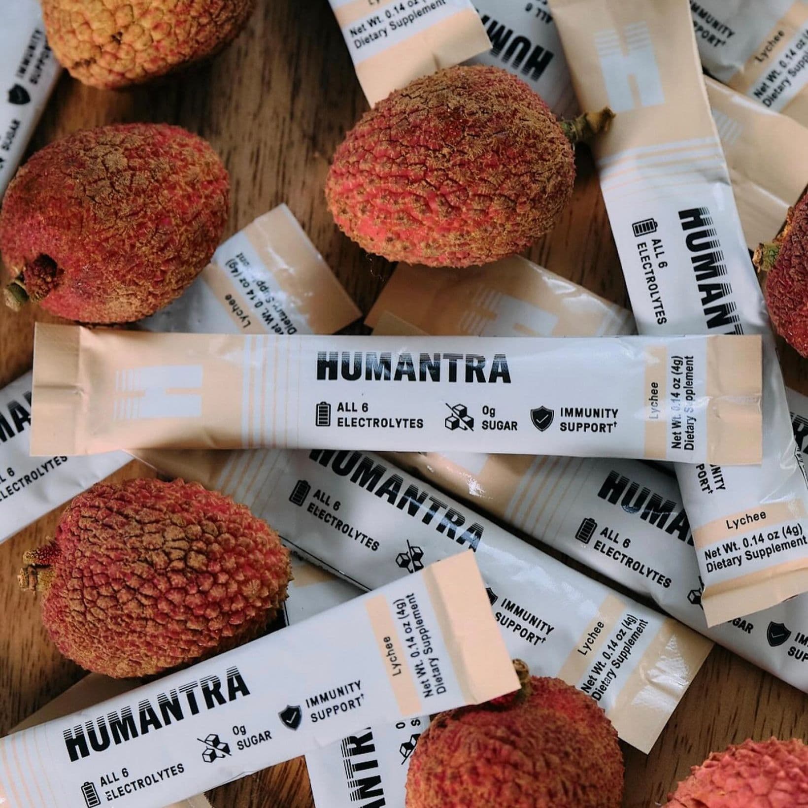 Lychee Electrolyte Sachets - Supplements - Humantra - undefined image
