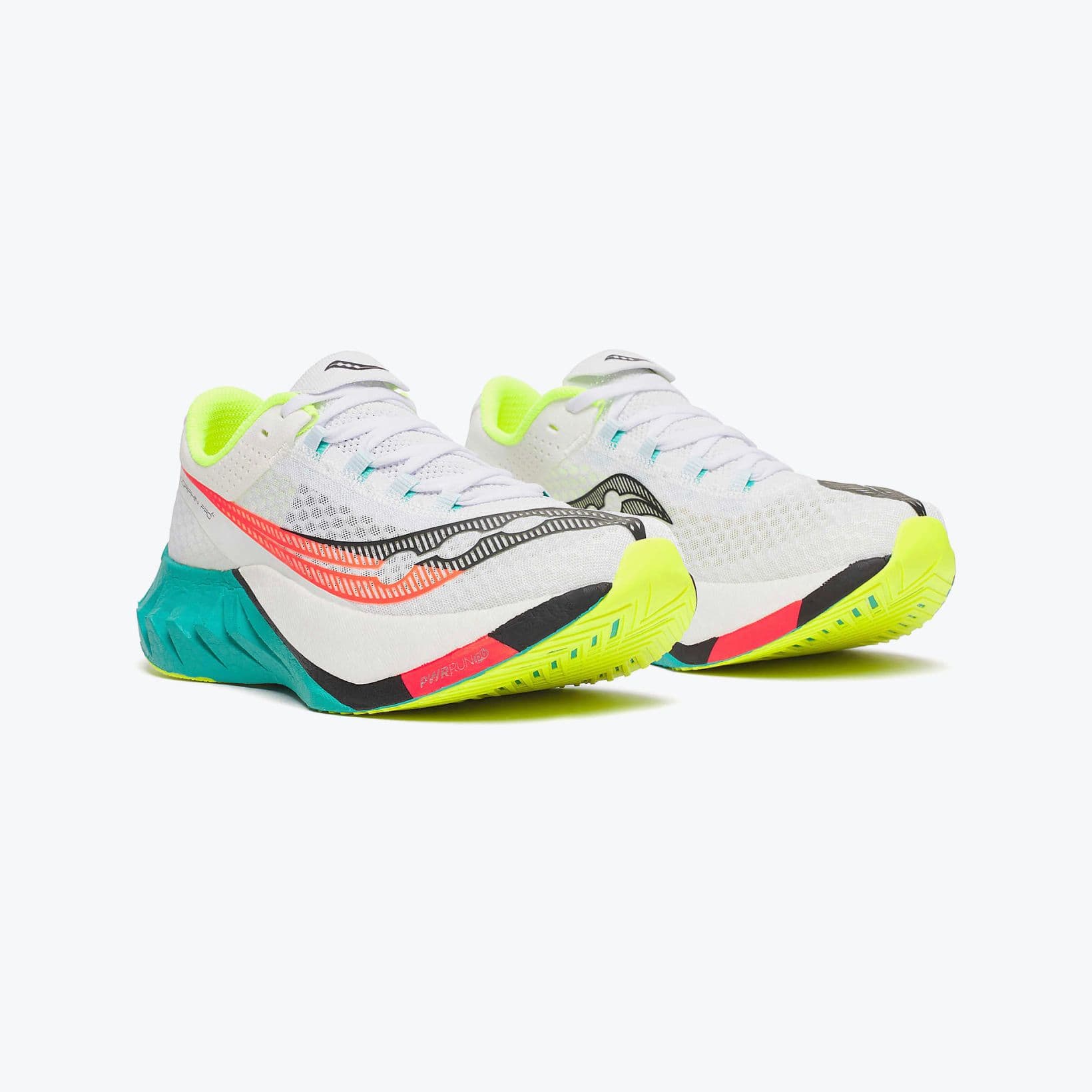 Endorphin Pro 4 - Footwear - Saucony - Teal, White, Lime, Red image