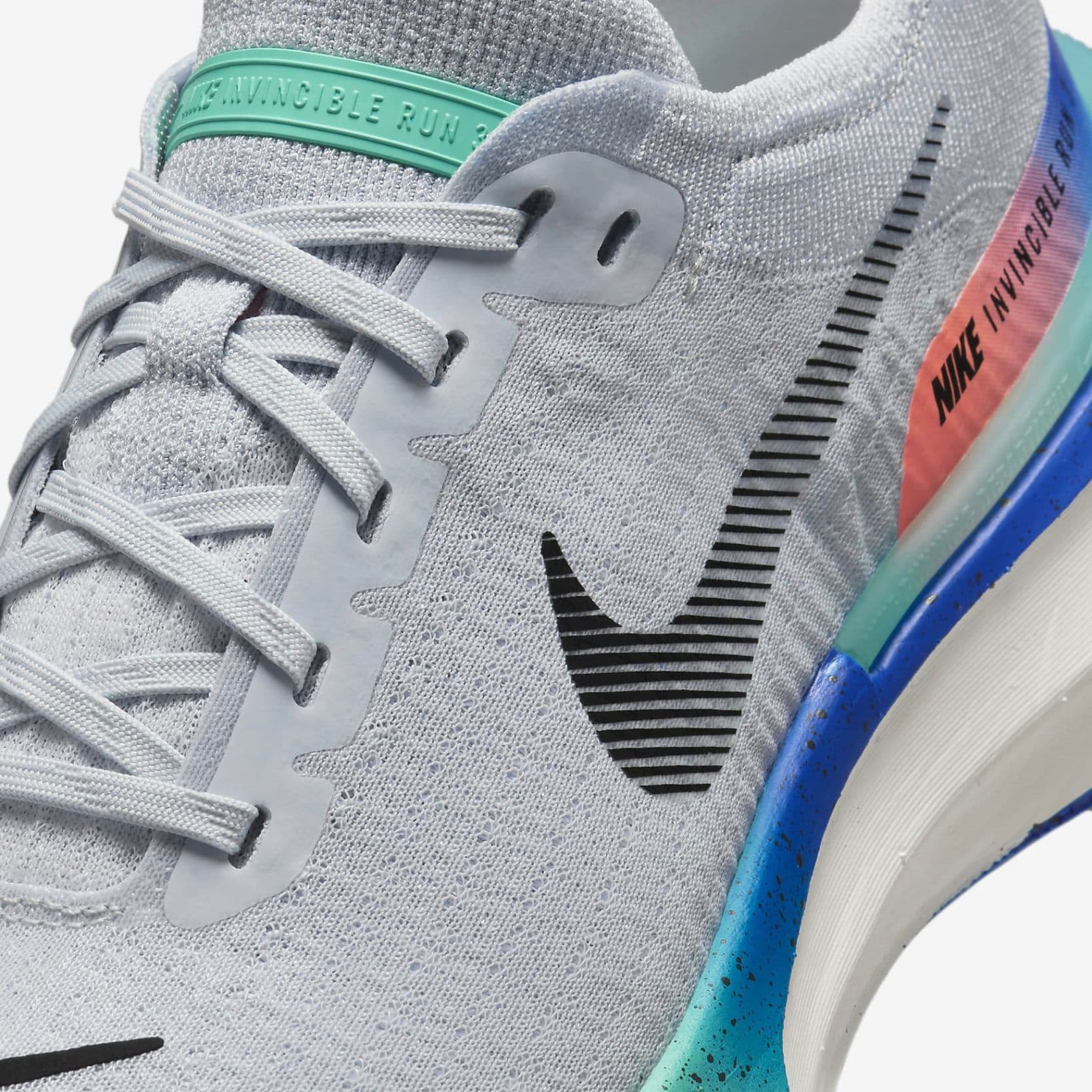 Invincible 3 - Footwear - Nike - Grey, Navy, Marine, Teal, Apricot image