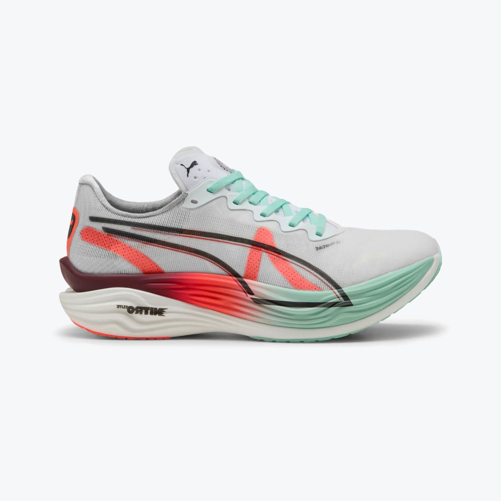 Deviate Nitro Elite 3 - Footwear - Puma - White, Red, Apricot, Teal, Black image