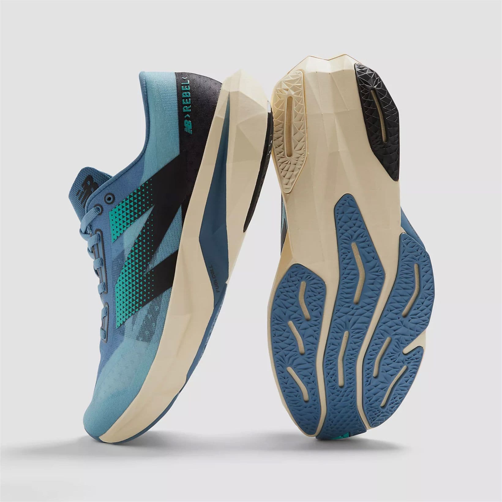 FuelCell Rebel v4 - Footwear - New Balance - Navy, Marine, Teal, Cream, Ice image